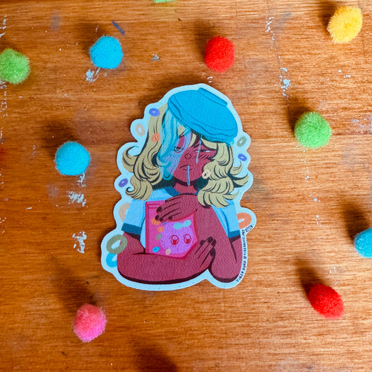 🥣 cereal gurl sticker 🥣