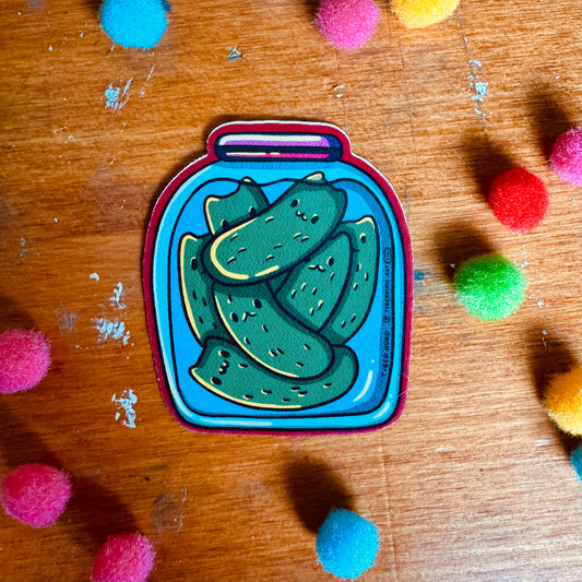 🥒 pickle cat sticker 🥒